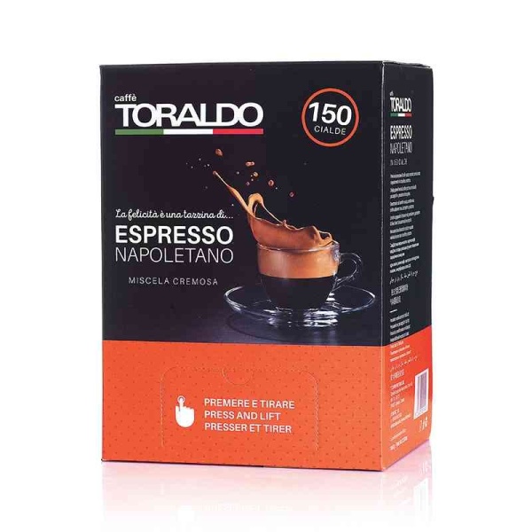 Toraldo Cremosa | Cialde ESE 44 | Confezione da 150 cialde
