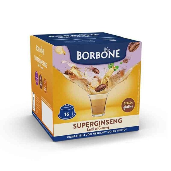 Borbone Superginseng | Dolce Gusto | Confezione da 16 capsule