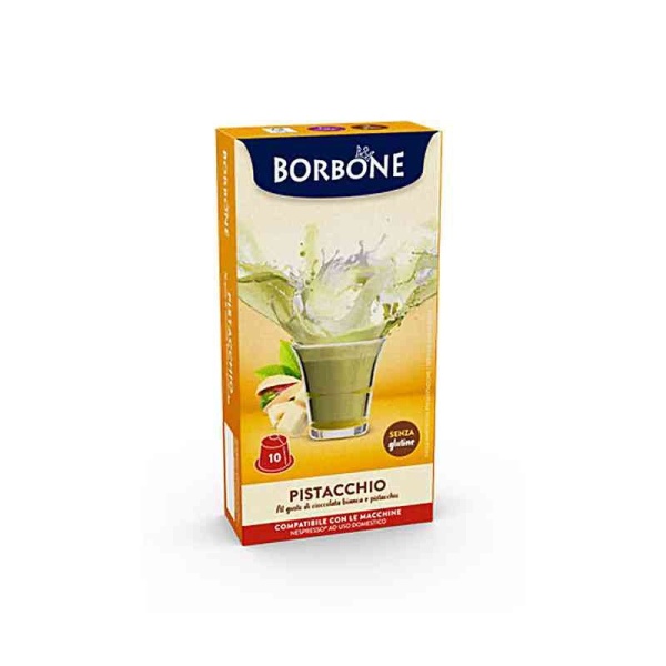 Borbone Pistacchio| Nespresso| Confezione da 10 Capsule