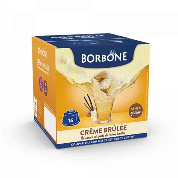 Borbone Crème Brûlée | Dolce Gusto | Confezione da 16 capsule