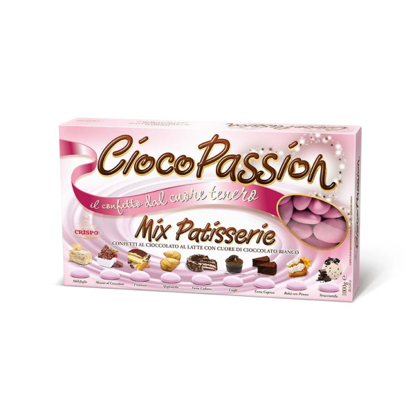 Confetti Crispo Mix Patisserie rosa Cioco Passion